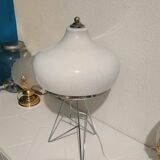 Chrome structure lamp 1980