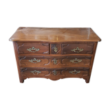 Walnut Regency chest of drawers
