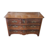 Walnut Regency chest of drawers