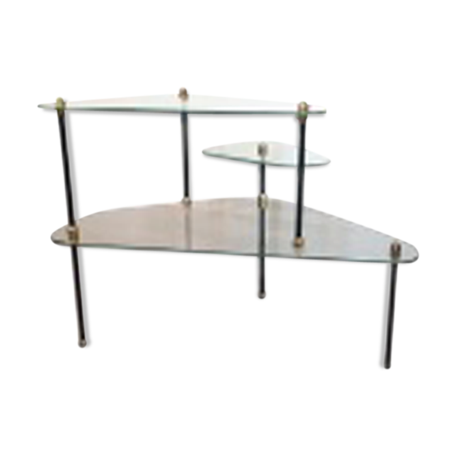 Table basse étagère tripode années 50