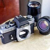 Minolta XE-5 + MC rokkor PG 50mm F1.4 + MC tele rokkor PG 135mm F2.8