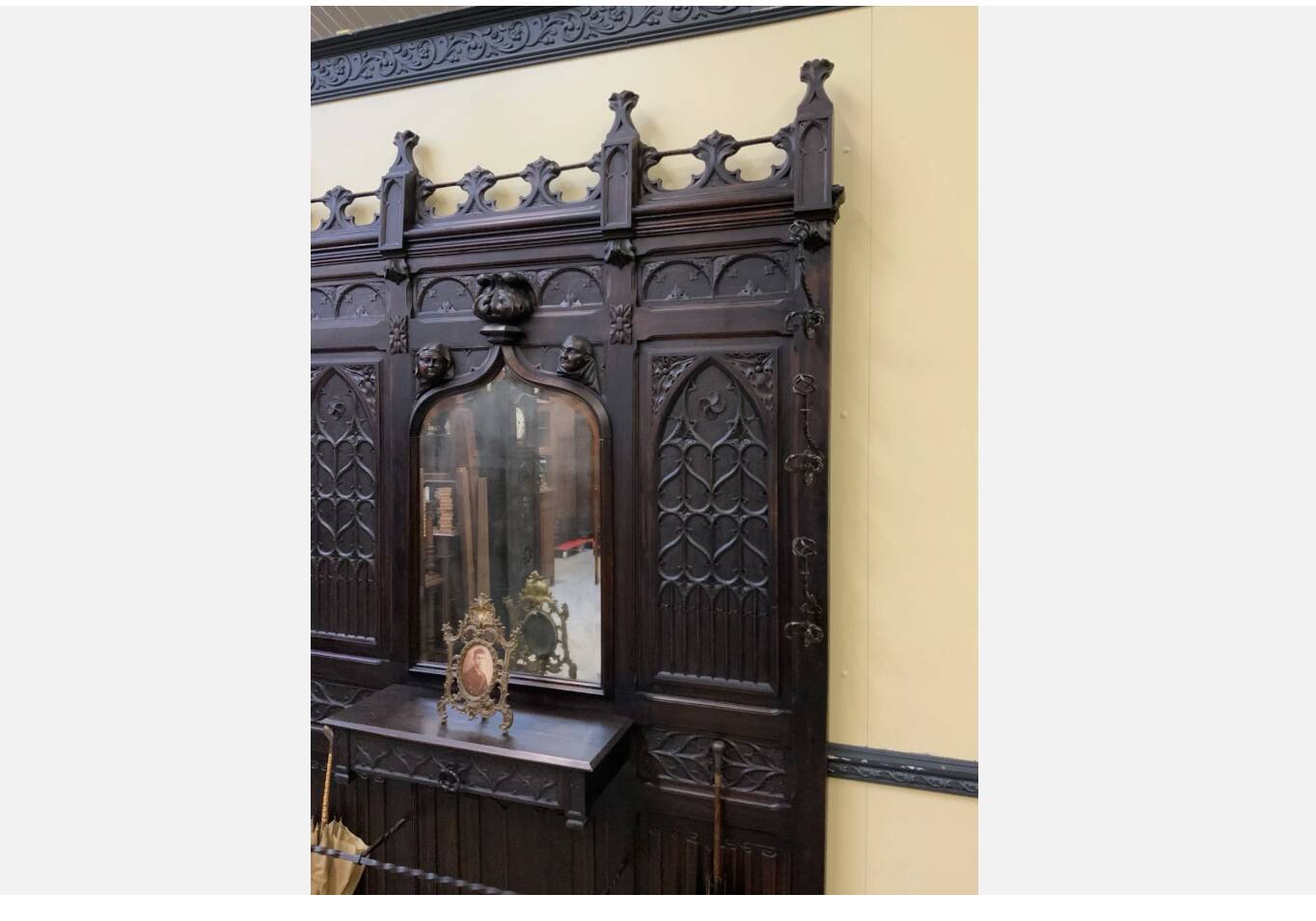 Antique Imposing Neo-Gothic Lavish Wardrobe