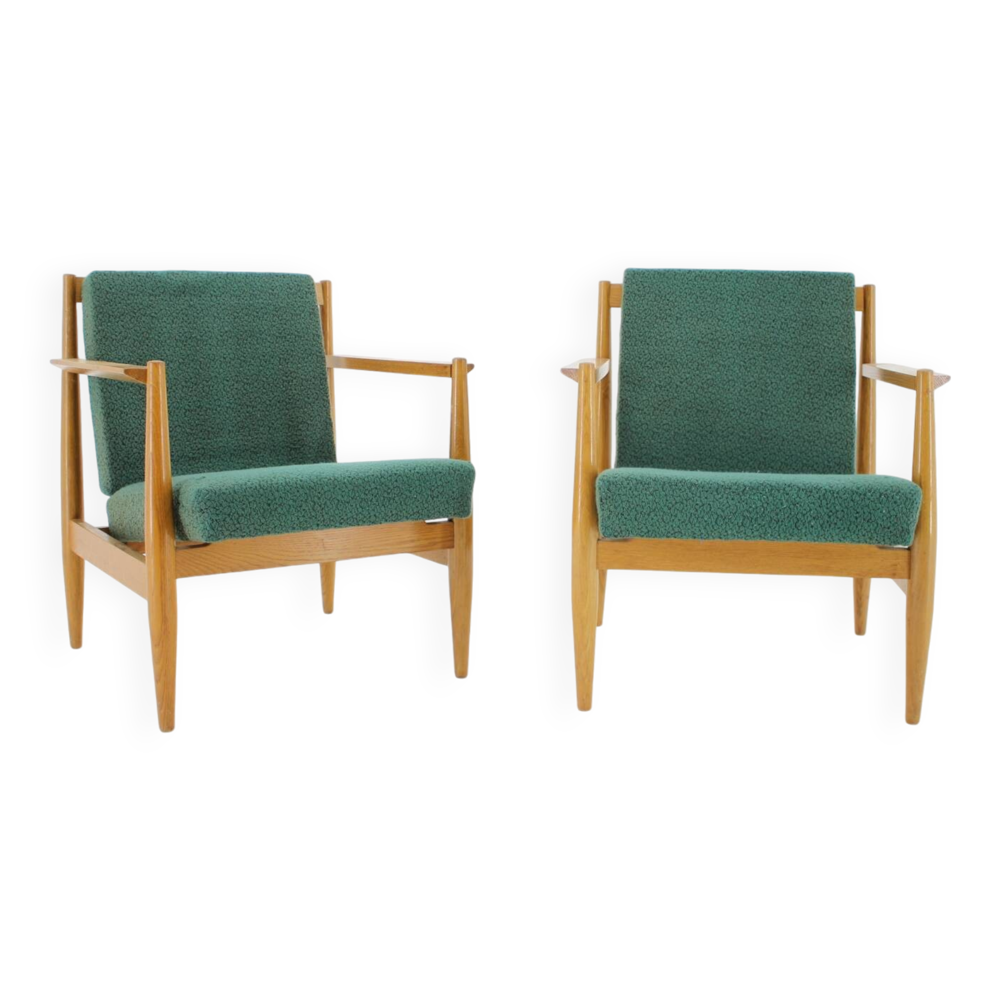 1960s Set of Two Ton Armchairs, Czechoslovakia