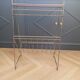Vintage brass wire side table-magazine rack