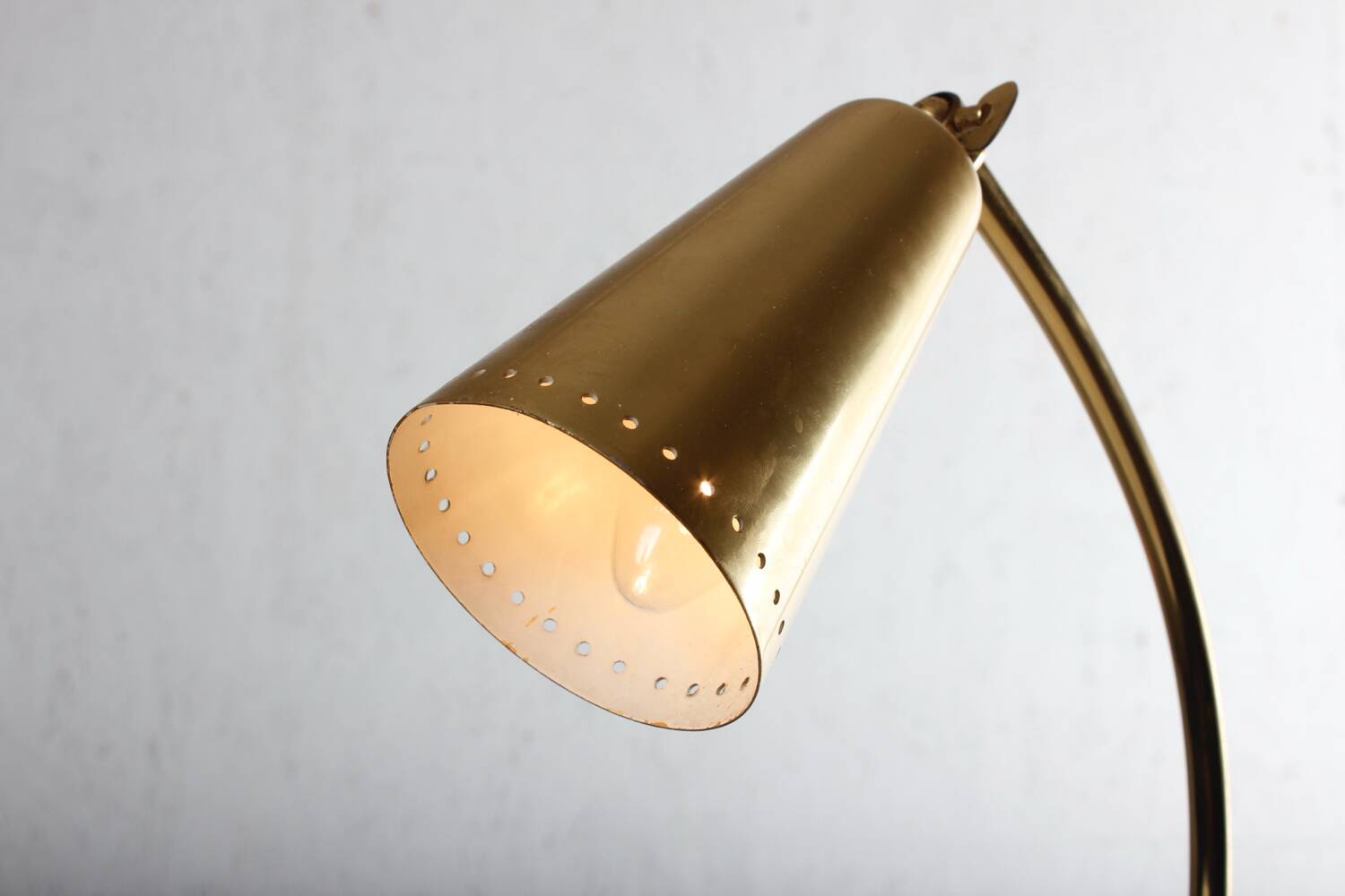 Vintage Tischlampe Mid Century Stilnovo Kalmar Design 60er