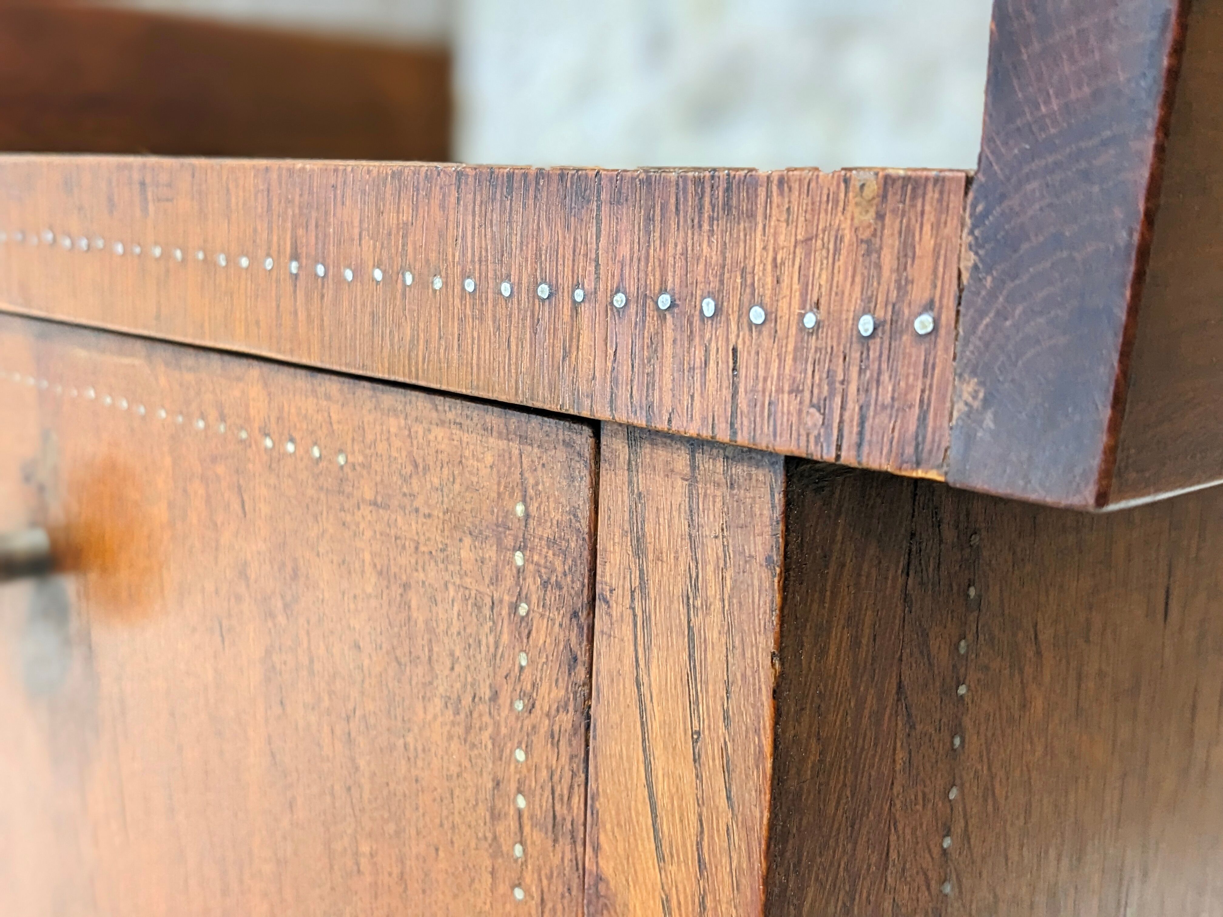 Walnut bedside table