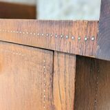 Walnut bedside table