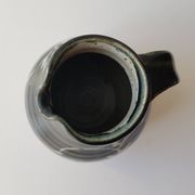 Glazed ceramic pitcher Signature identified signed Sceugau Coliutu