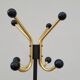 Vintage Parrot Coat Rack with balls 1950s design