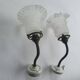 Pair of antique 1930s art deco wall lights