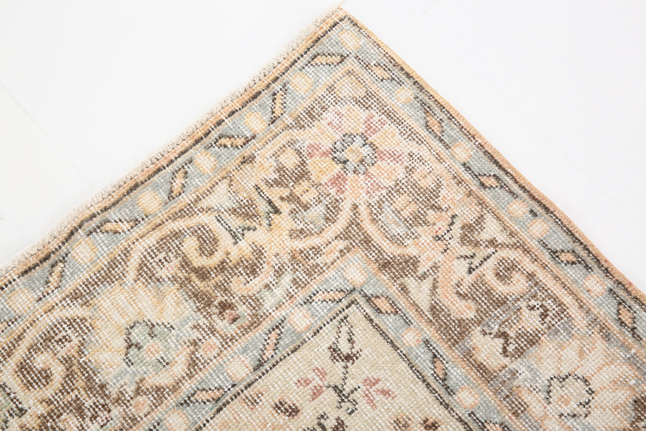 7x11 classic turkish vintage rug, vintage carpet rug 331x205cm