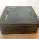 Grey and blue ring holder tray