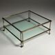 Table basse en verre vintage