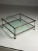 Table basse en verre vintage