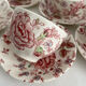 6 Johnson Brothers "Rose Chintz" English earthenware mugs