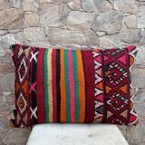 Beautiful vintage Berber Kilim cushion from Morocco