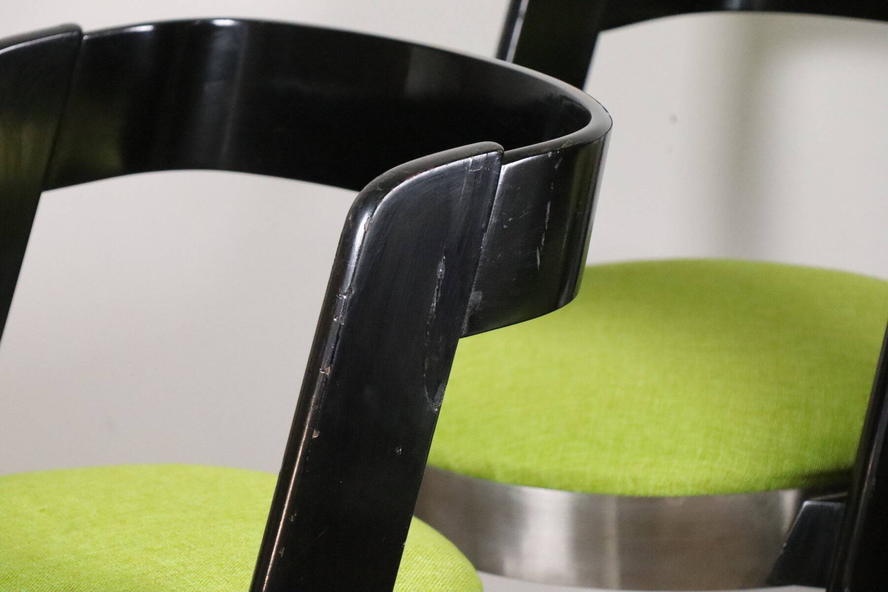 Dining room set Willy Rizzo – Table & Chairs – 1970s