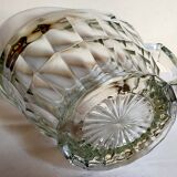 Art deco table pitcher in moulded glass 1940