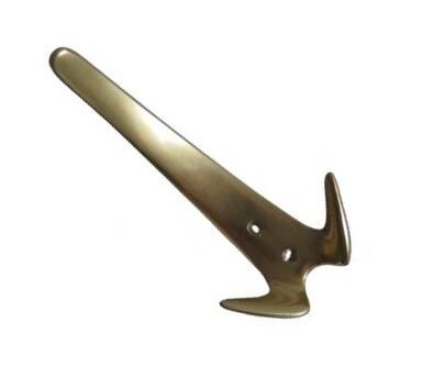 Vintage Carl Auböck Design Wall Hooks, Double Coat Hook