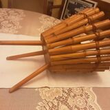Vintage bamboo rattan pot cover