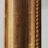 Old gilded mirror with A pediment