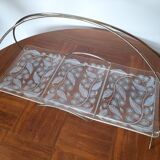 60s aperitif cake serving tray