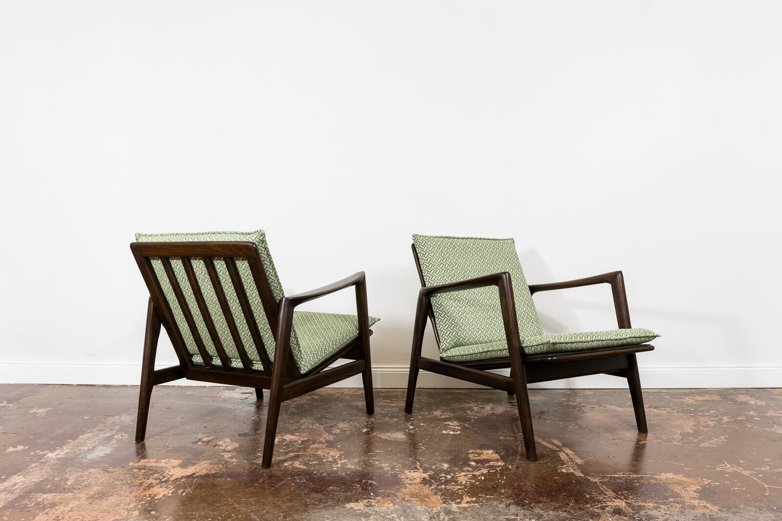 Pair of armchairs type 300 130, 1960's