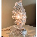 Barovier & Toso Murano Glass Leaf Lamp