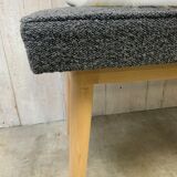 Scandinavian bench grey curls