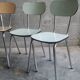 Lot de 9 chaises vintage en formica