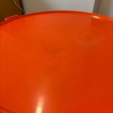 70s orange serving trolley