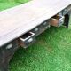 Antique wooden craft furniture
