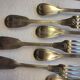 Ménagère en métal argenté 6 cuillères, 6 fourchettes