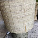 Ceramic table lamp and fabrics