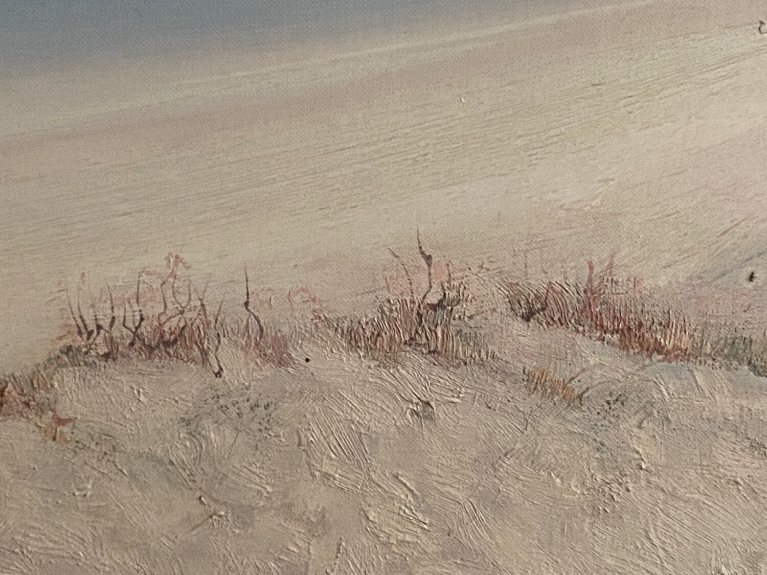Oil on canvas Breton beach