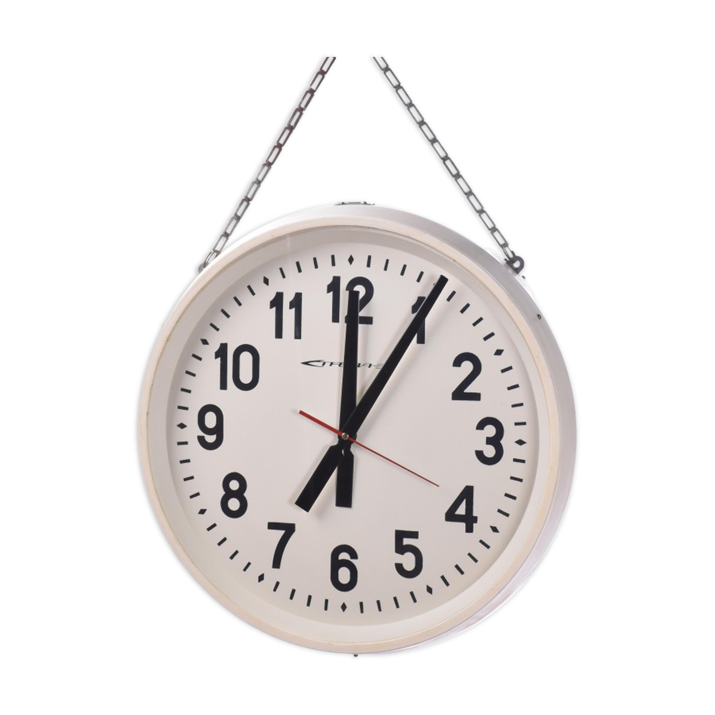 Double vintage station clock