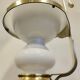 Vecchia Marina table lamp in opaline glass and brass, 1950.