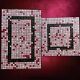 Pair of nesting tables in wrought iron and ceramic mosaic – 1950s-60s