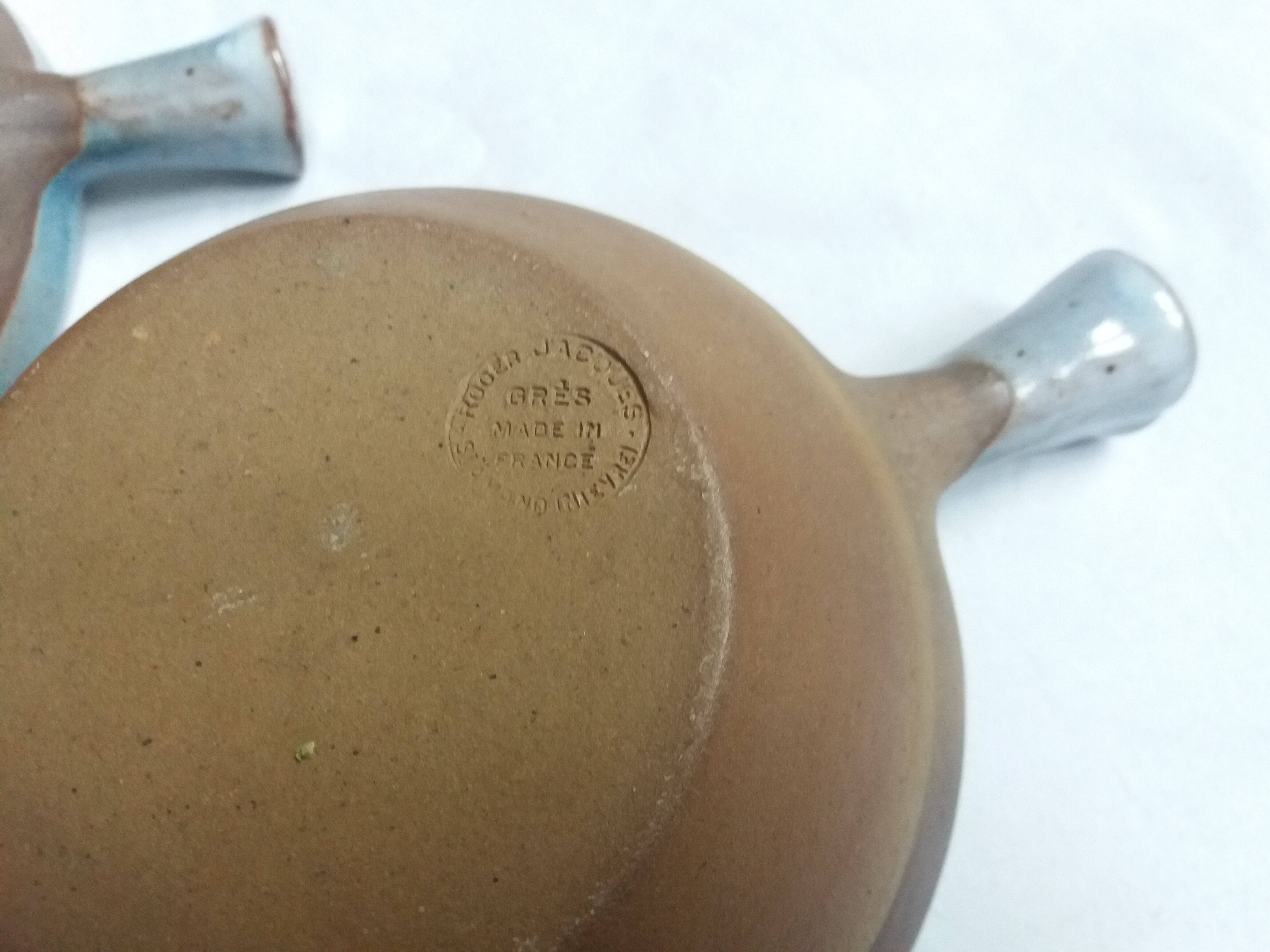 2 stoneware bowls Roger Jacques Saint Amand en Puisaye