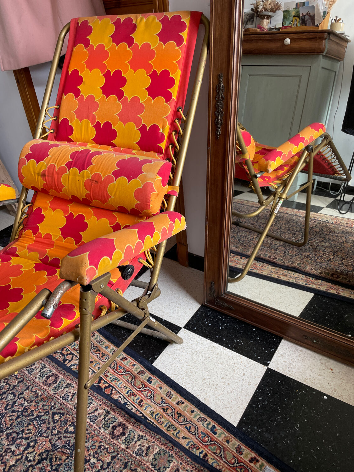 Chaise longue Sixties