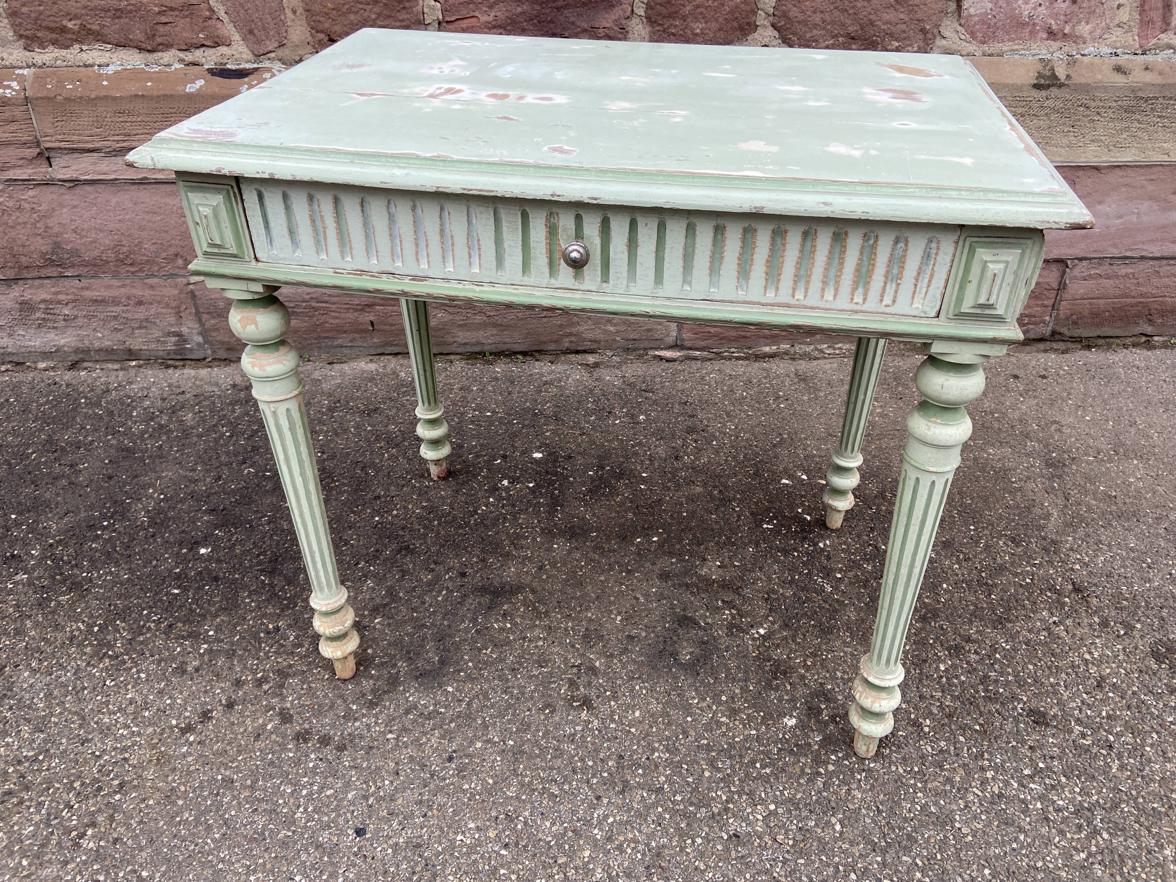 Antique office Louis XVI style Painted 1920