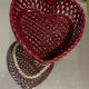 Empty Heart Pocket / Woven Ceramic Centrepiece - 1950s style