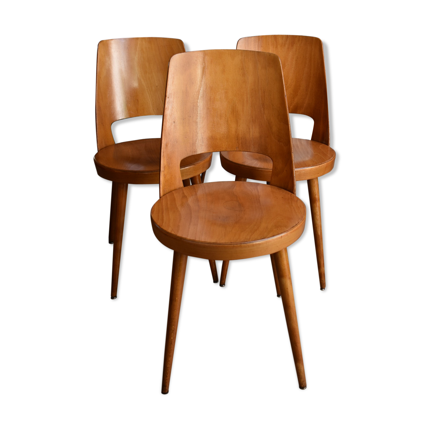 Set of three Mondor chairs from Baumann House 1964