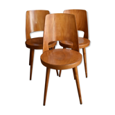 Set of three Mondor chairs from Baumann House 1964