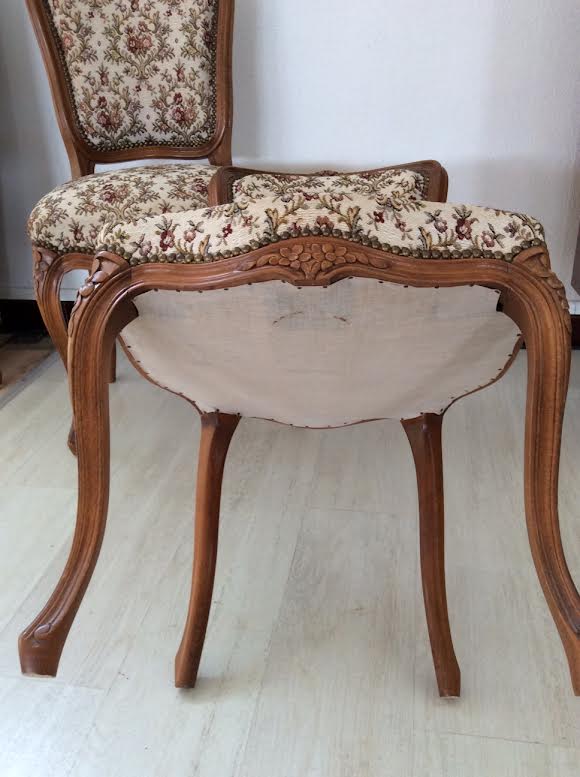 2 upholstered chairs