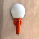 Mid Century orange wall sconce lamp 1970s