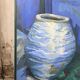 Saunière Audouze XL blue jar painting