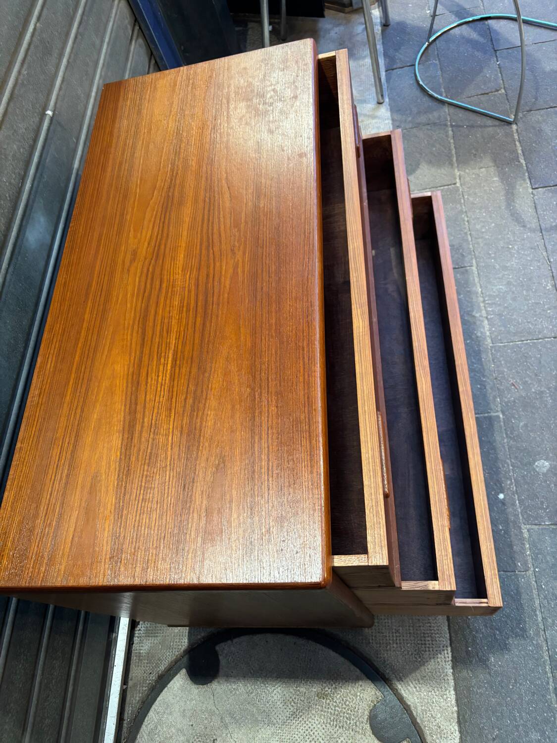 Scandinavian chest of drawers with 3 drawers, 1970s