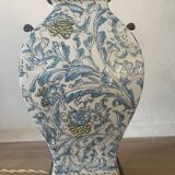 Antique Chinese enameled ceramic lamp