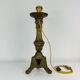 Lamp foot Bronze gilded brass old spat candle church 19th candelabra